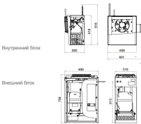Сплит-система среднетемпературная Polair SM 115 S