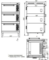 Шкаф жарочный Abat ШЖЭ-3К-2/1